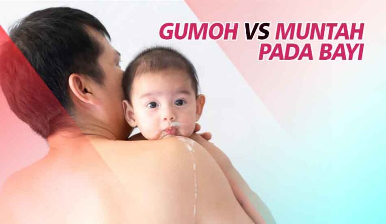 Perbedaan Gumoh dan Muntah Pada Bayi