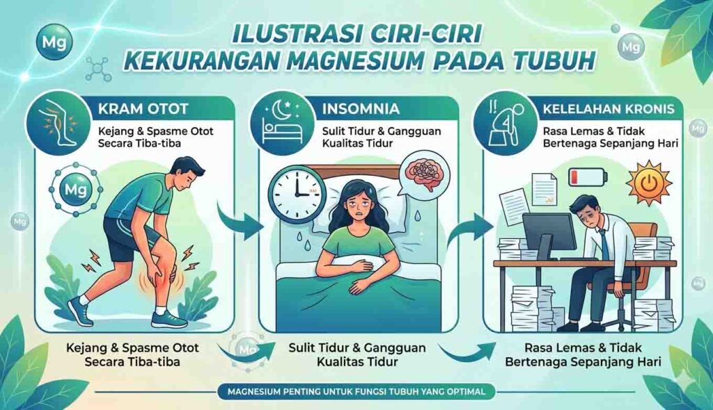 ciri ciri kekurangan magnesium