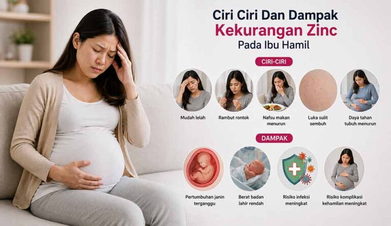 Ciri Ciri Dan Dampak Kekurangan Zinc Pada Ibu Hamil