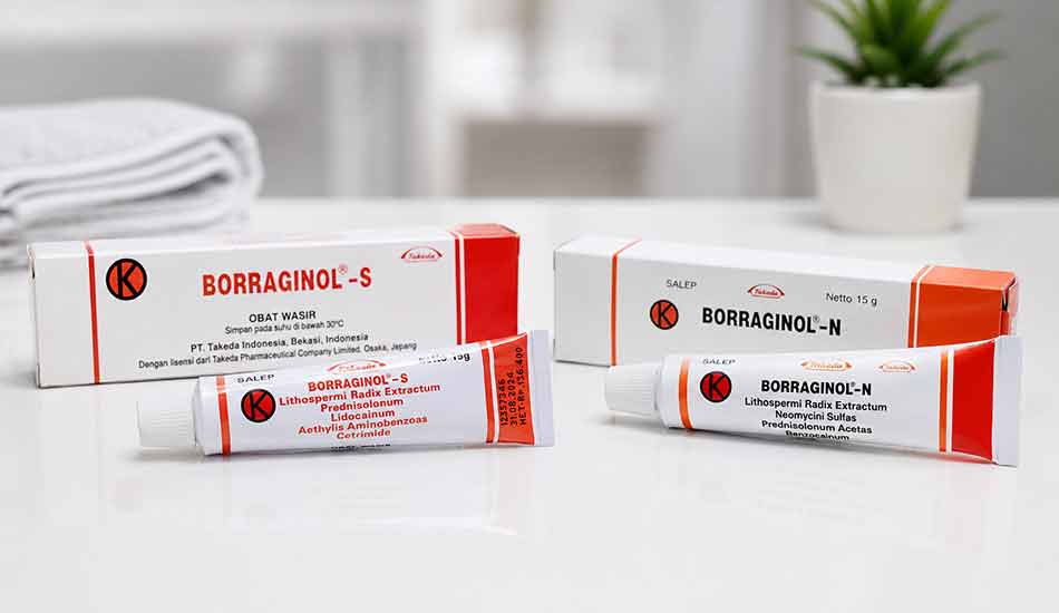 Perbedaan Borraginol S dan N Salep