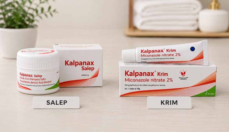 Perbedaan Kalpanax Krim dan Salep