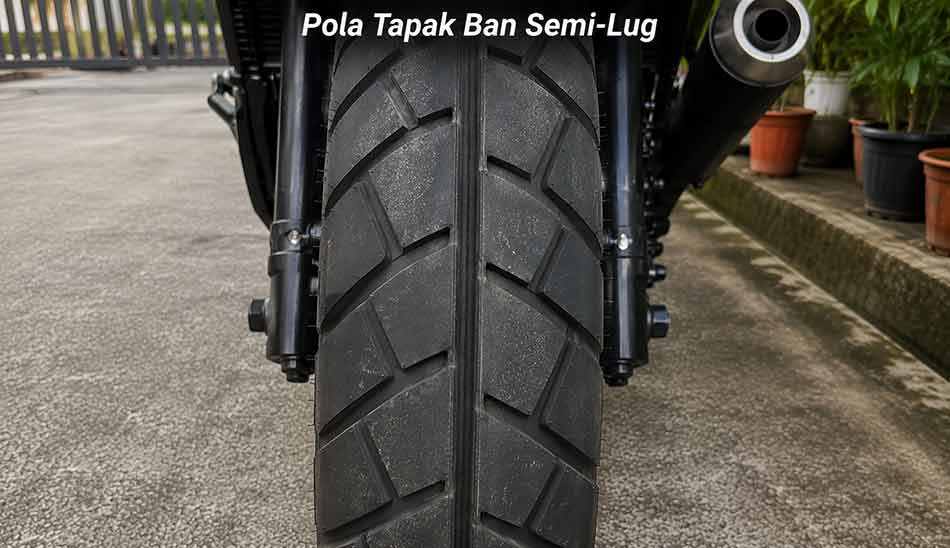 Pola Tapak Ban Semi-Lug