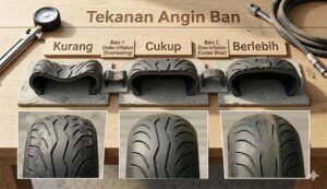 Tekanan Angin Ban Motor 